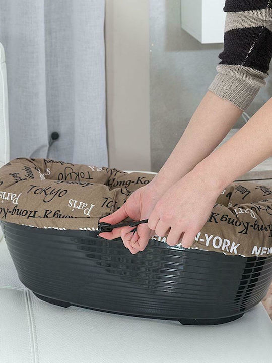 Ferplast Sofa Καναπές Κρεβάτι Σκύλου Καφέ 96x71εκ.