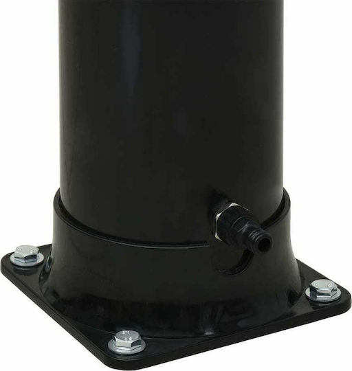 vidaXL Solar Pool Shower 214x19.5x19.5cm Black