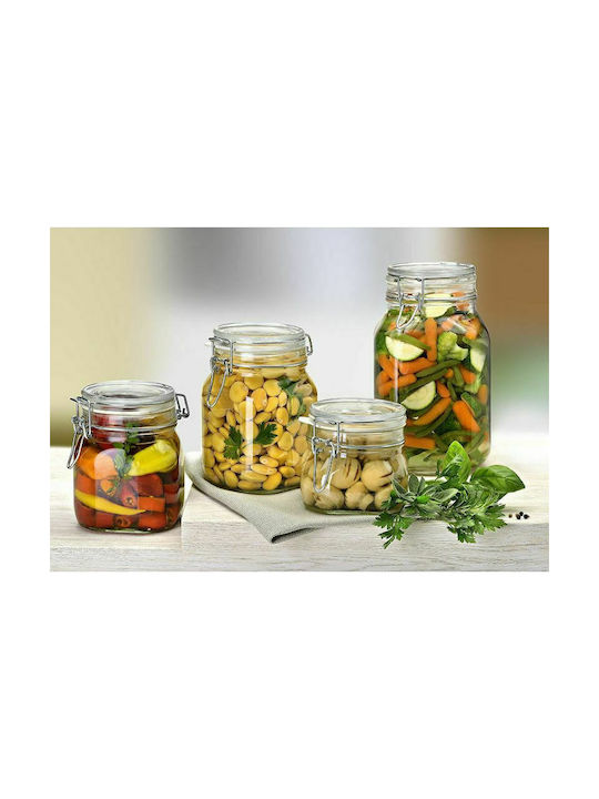 Bormioli Rocco Fido Vase General Use with Airtight Lid Glass Transparent 5000ml