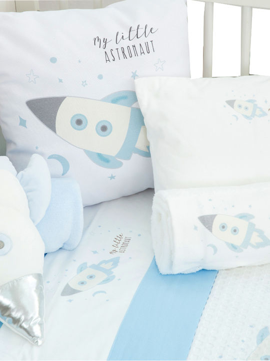 Borea Kids Decorative Pillow Case My Little Astronaut White 45x45cm