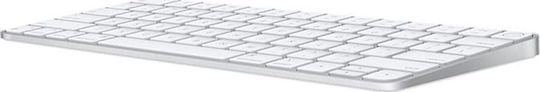 Apple Magic Keyboard With Touch ID Ασύρματο Πληκτρολόγιο International English Ασημί