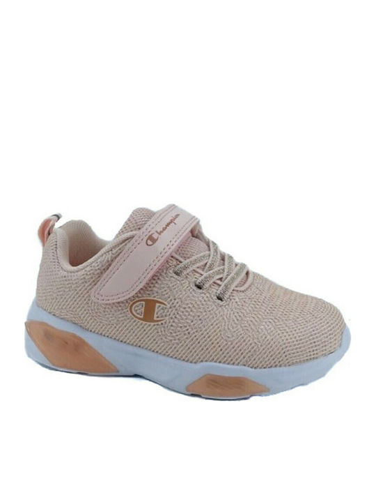 Wave G Ps Kinder Sneakers mit Klettverschluss & Lichtern Rosa