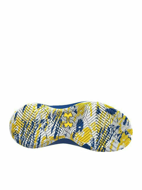 Ua Gs Jet Kinder Sportschuhe Basketball mit Schnürsenkeln Blau