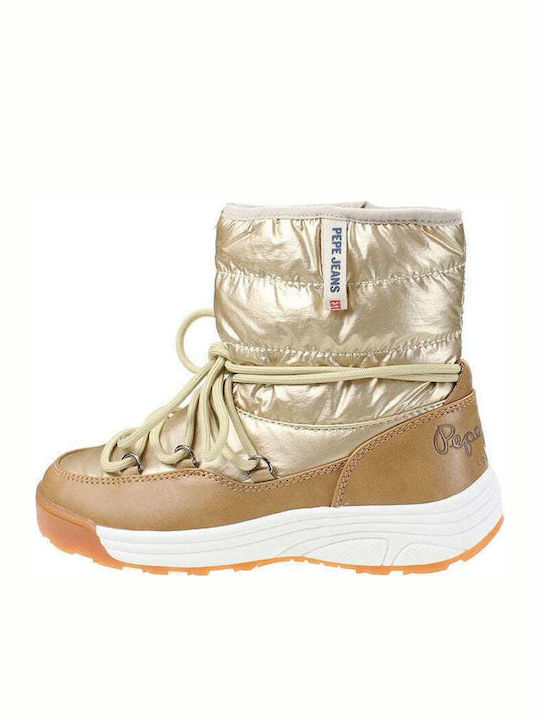 Jarvis Puff Kinderstiefel Schnee Gold