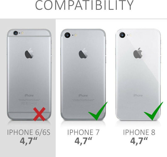 KWmobile Rubber Back Cover Σιλικόνης Mint (iPhone 8/7)