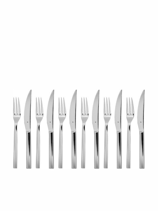 WMF 12-Piece Silver Cutlery Set Nuova