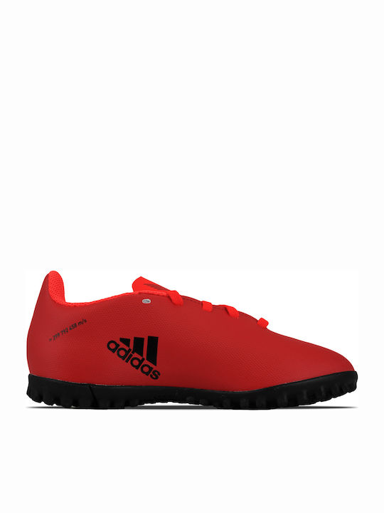Performance X Speedflow.4 Turf Kids Turf Soccer Shoes Red