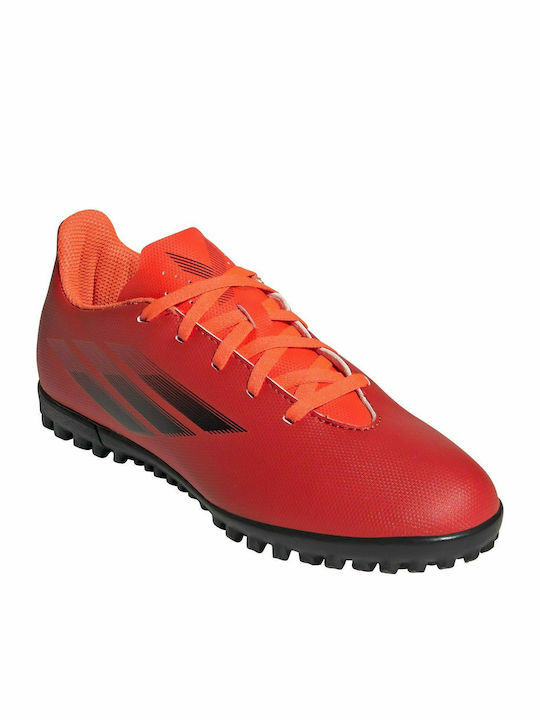 Performance X Speedflow.4 Turf Kids Turf Soccer Shoes Red
