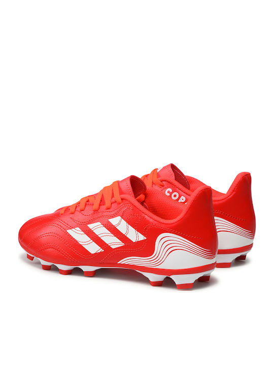 Copa Sense.4 Kids Molded Soccer Shoes Red
