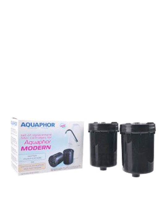 Aquaphor Ersatz-Wasserfilter für Wasserhahn aus Aktivkohle Β-200 Modern V.2 2Stück