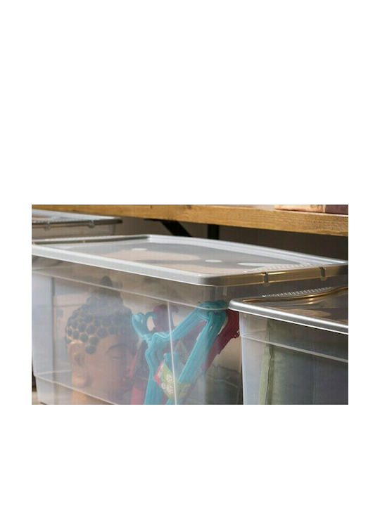 Cyclops Mega Box Plastic Storage Box with Lid Transparent 76x46x40cm