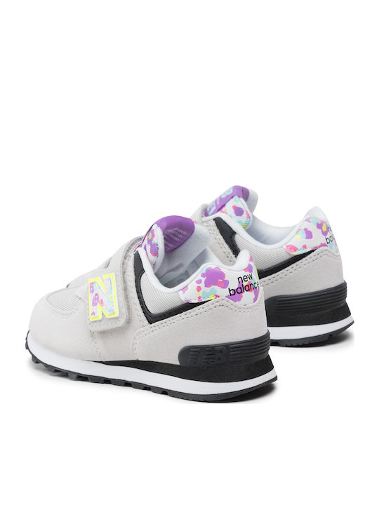 574 CLASSICS Kinder Sneakers mit Klettverschluss Gray