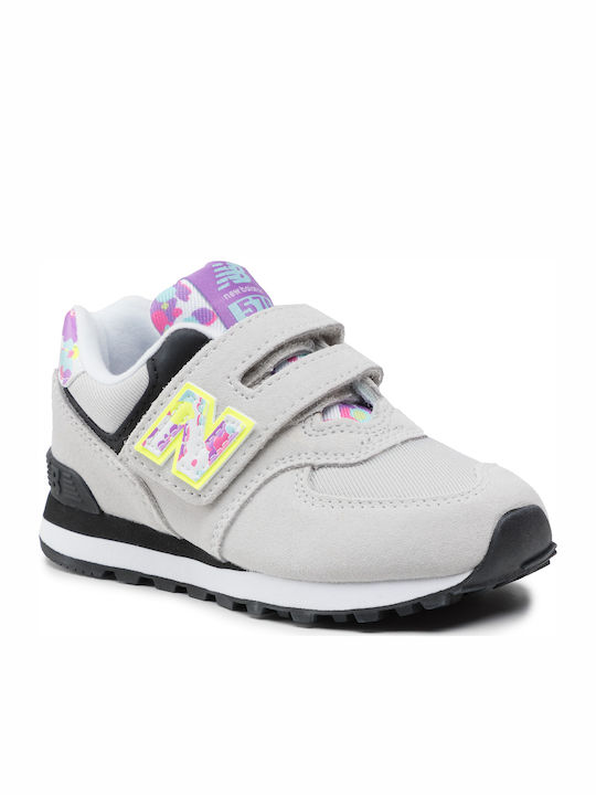 574 CLASSICS Kinder Sneakers mit Klettverschluss Gray