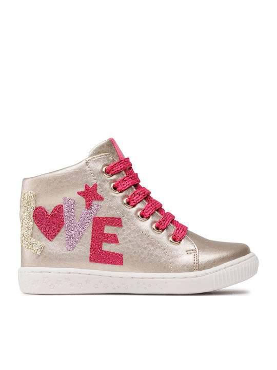 Kids Sneakers High Anatomic Gold