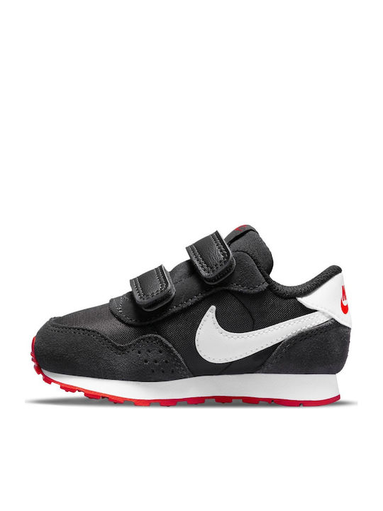 Nike Kinder-Sneaker Valiant mit Klettverschluss Black / Dark Smoke Grey / University Red