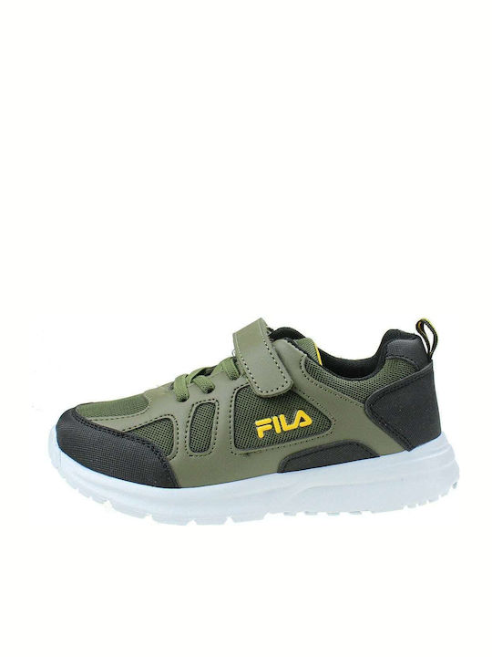 Comfort Strong 2 Παιδικά Sneakers με Σκρατς Χακί