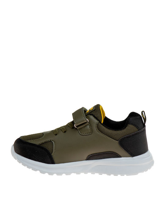 Comfort Strong 2 Παιδικά Sneakers με Σκρατς Χακί