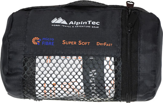 AlpinPro Drysoft Microfiber Face Towel Antibacterial in Case Terry Navy 80x40cm