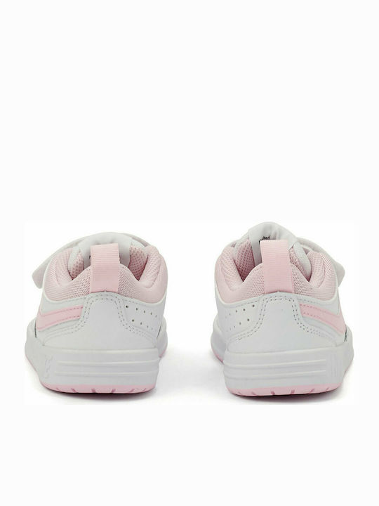Pico 5 Kids Sneakers with Scratch White / Pink Foam