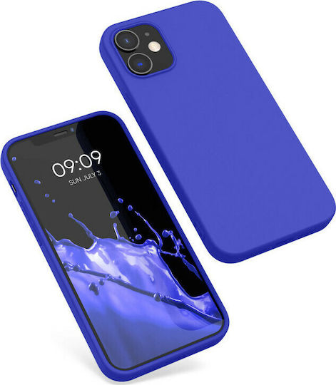 KWmobile Back Cover Silicone Royal Blue (iPhone 12 / 12 Pro)