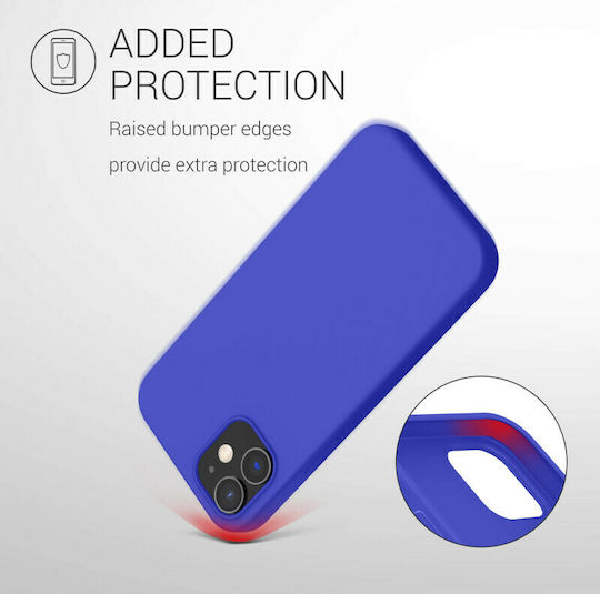 KWmobile Back Cover Silicone Royal Blue (iPhone 12 / 12 Pro)