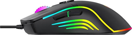 Havit MS1026 RGB Геймърска Мишка 6400 DPI Черен