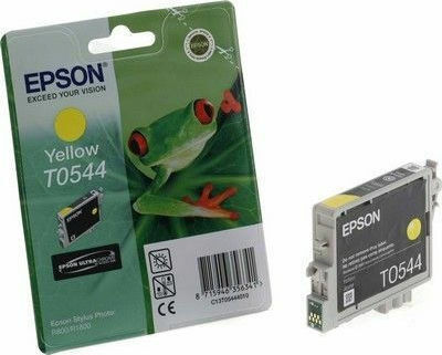 Epson T0544 Γνήσιο Μελάνι Εκτυπωτή InkJet Κίτρινο (C13T05444010)