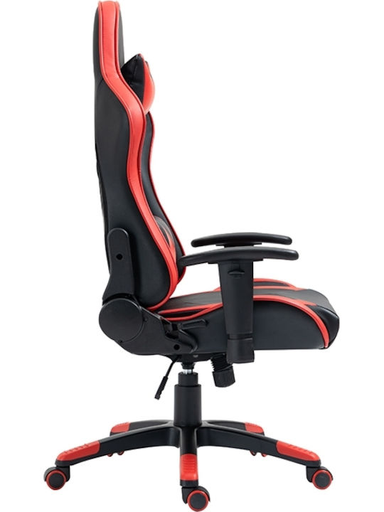 Zita Plus A6190 Artificial Leather Gaming Chair Black/Red