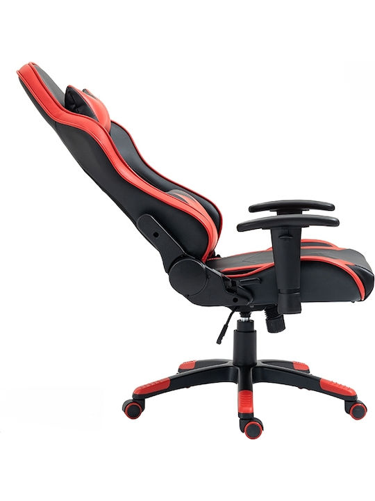 Zita Plus A6190 Artificial Leather Gaming Chair Black/Red