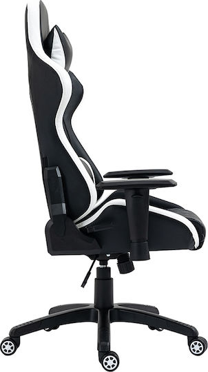 Zita Plus A6370 Artificial Leather Gaming Chair Black / White