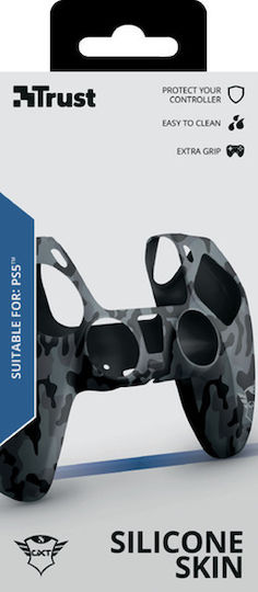 Trust GXT 748 Silicone Sleeve Silicone PS5 Controller Protective Case Gray