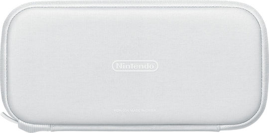 Nintendo Carrying Case & Screen Protector Fabric Switch Lite Carrying Case White