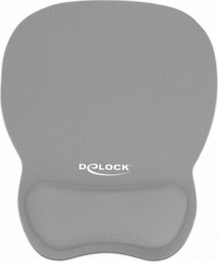 DeLock Mouse Pad with Wrist Support Gray 245mm 12698