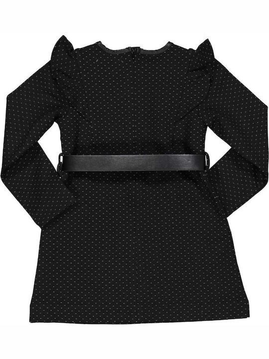 Birba Trybeyond Kids Dress Set with Accessories Long Sleeve Black