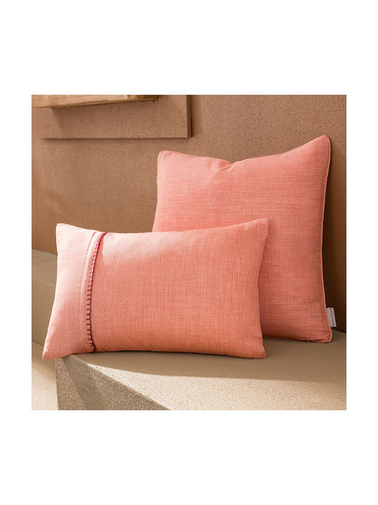 Gofis Home Διακοσμητική Μαξιλαροθήκη Chrome Red 930C/25 30x45εκ.