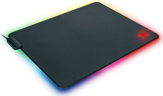 Thermaltake Level 20 Mauspad Mittelgroß 370mm mit RGB-Beleuchtung Schwarz