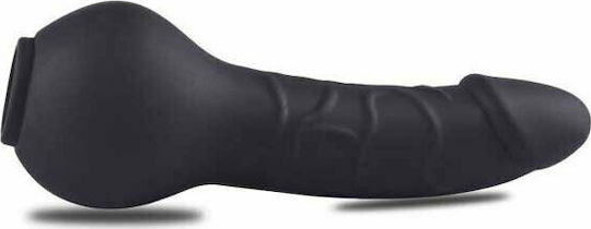 Toyz4lovers Real Safe Naughty Games Stap-On Harness with Dildo 14cm in Black Color