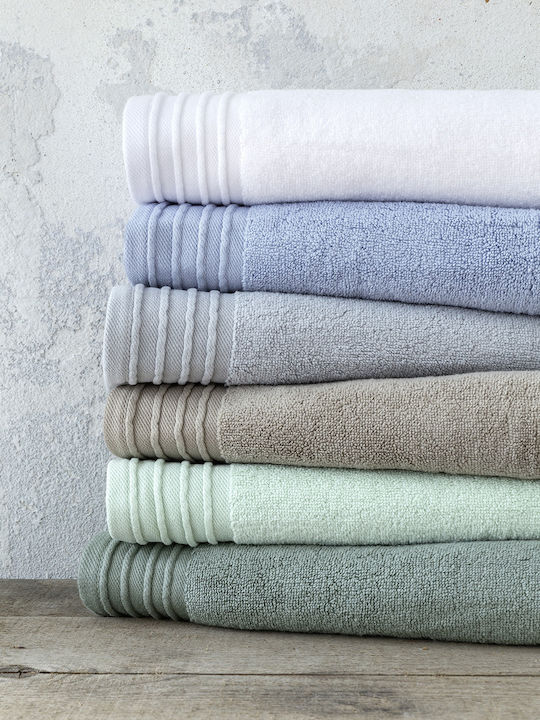 Nima Handtuch Feel Fresh 40x60εκ. Light Grey Gewicht 500gr/m²