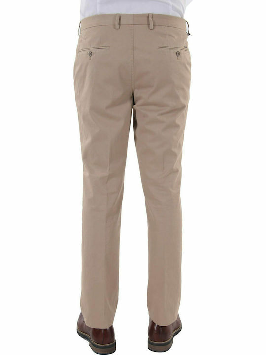 Hugo Boss Men's Trousers Chino Elastic in Slim Fit Beige