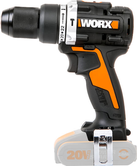Worx WX352.9 Δραπανοκατσάβιδο Μπαταρίας Solo Brushless 20V
