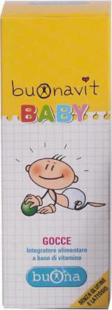 Buona Buonavit Baby Πολυβιταμίνη για Ενέργεια, την Υγεία των Οστών & Αντιοξειδωτική δράση 20ml