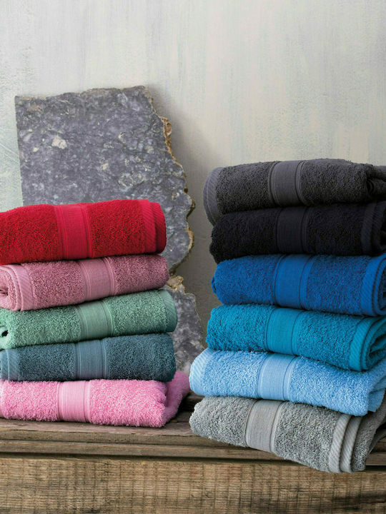 Rythmos Bath Towel Illusion 70x140cm. Silver Weight 480gr/m²