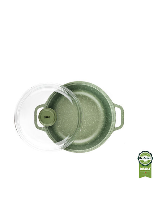 Risoli Dr.Green Deep Pot made of Cast Aluminum 28cm