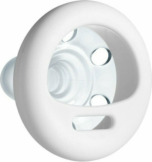 Tommee Tippee Closer To Nature Orthodontic Pacifiers Silicone White/Turquoise for 6-18 months 2pcs