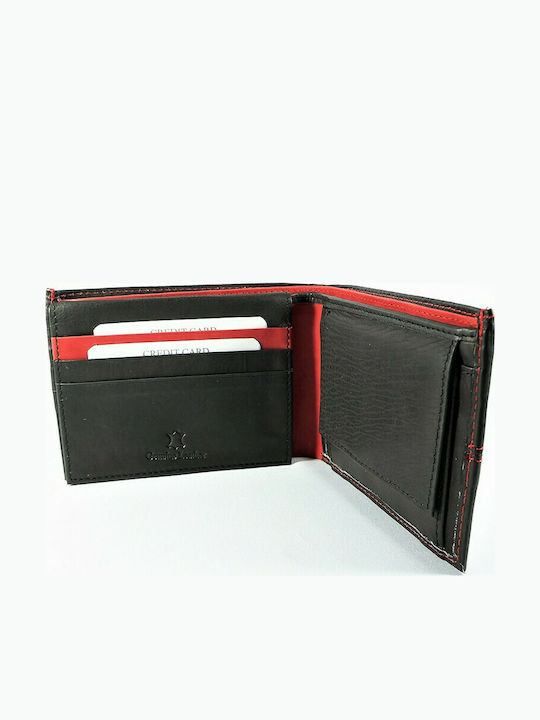 Leather Men's Wallet Classic Black