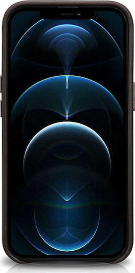 iCarer Oil Wax Back Cover Leather Coffee (iPhone 13 Pro)