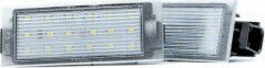 Einparts License Plate Lights LED Renault Clio Kangoo Laguna Megane 2 Pieces
