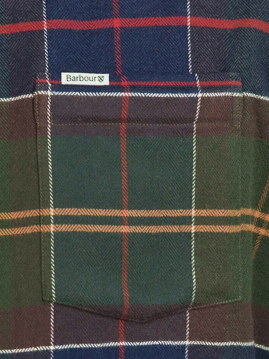 Cămașă din Flanelă cu Mâneci Lungi, Regular Fit, în Carouri, Kaki