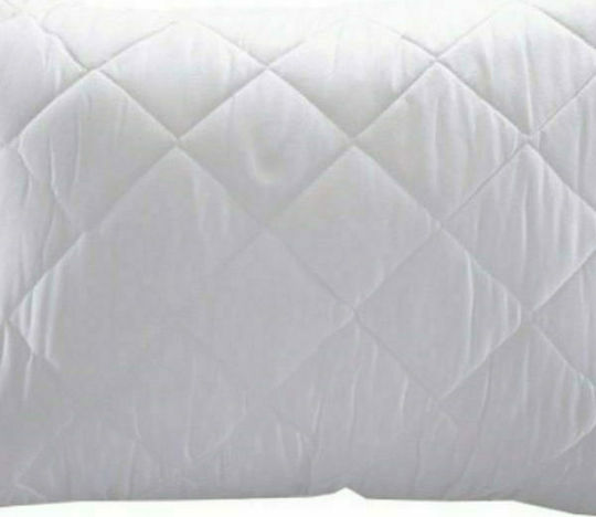 Viopros Quilted Pillow Protector Set Quilted White 50x70cm.