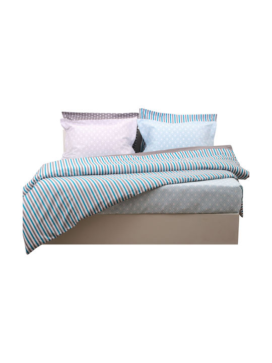 Anna Riska Mix & Match Pillowcases Oxford Blue 72 50x70cm